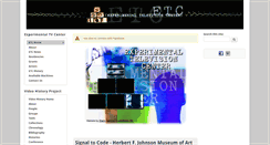 Desktop Screenshot of experimentaltvcenter.org
